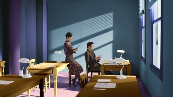 SSG,com의 ' 광고 제1편', 에드워드 호퍼의 작품 '밤의 사무실' 오마주